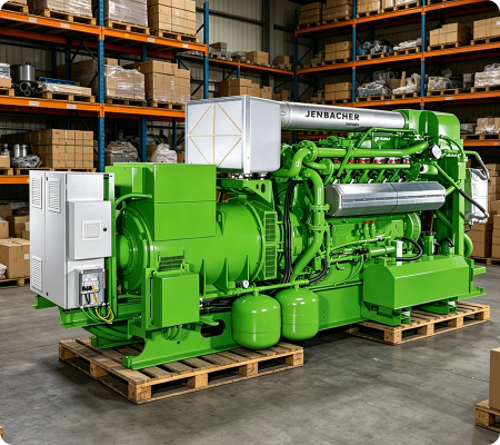 Industrial Gas Generator Power Station