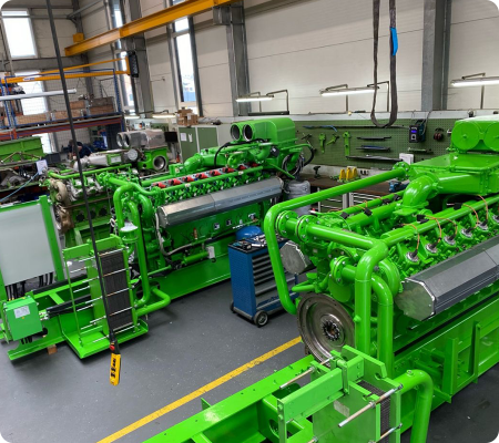 Industrial Gas Generator Power Station